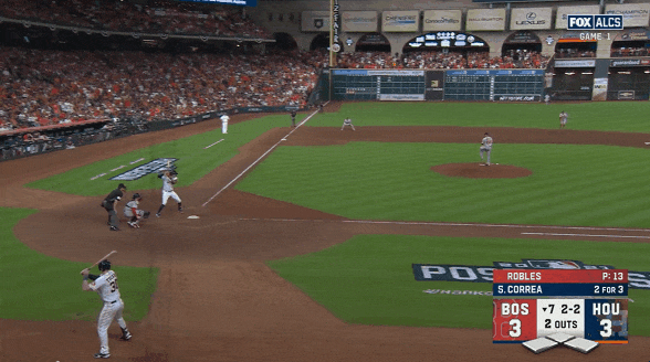 어제자 휴스턴 코레아 역전 솔로홈런 및 세레모니..gif